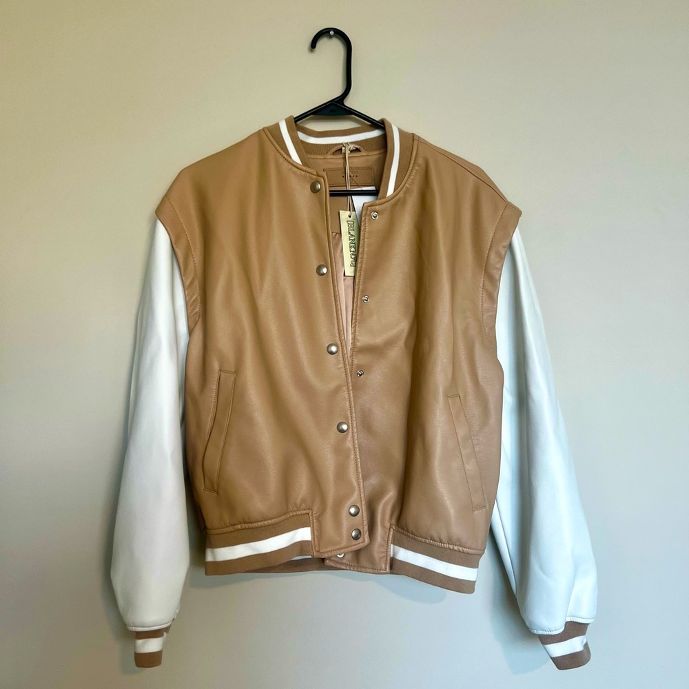 Blank NYC Two-tone Bomber Jacket NWT